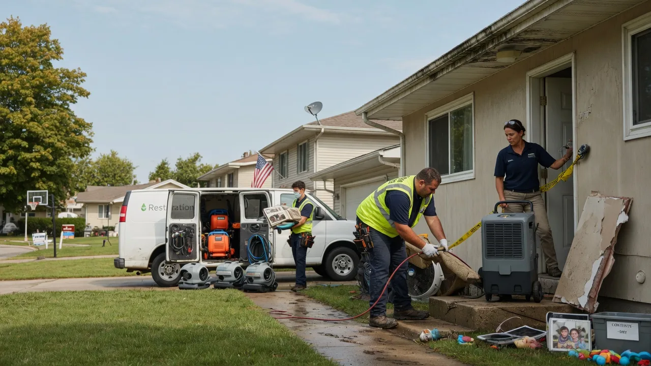 Water Damage Restoration in St John, KS near me